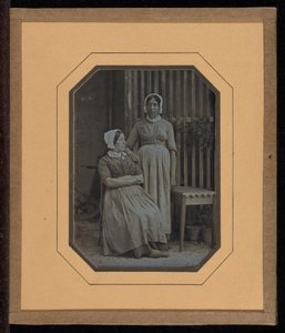 Portrait of Two Servants - Lisette Gilliard and Susette by Jean Gabriel Eynard